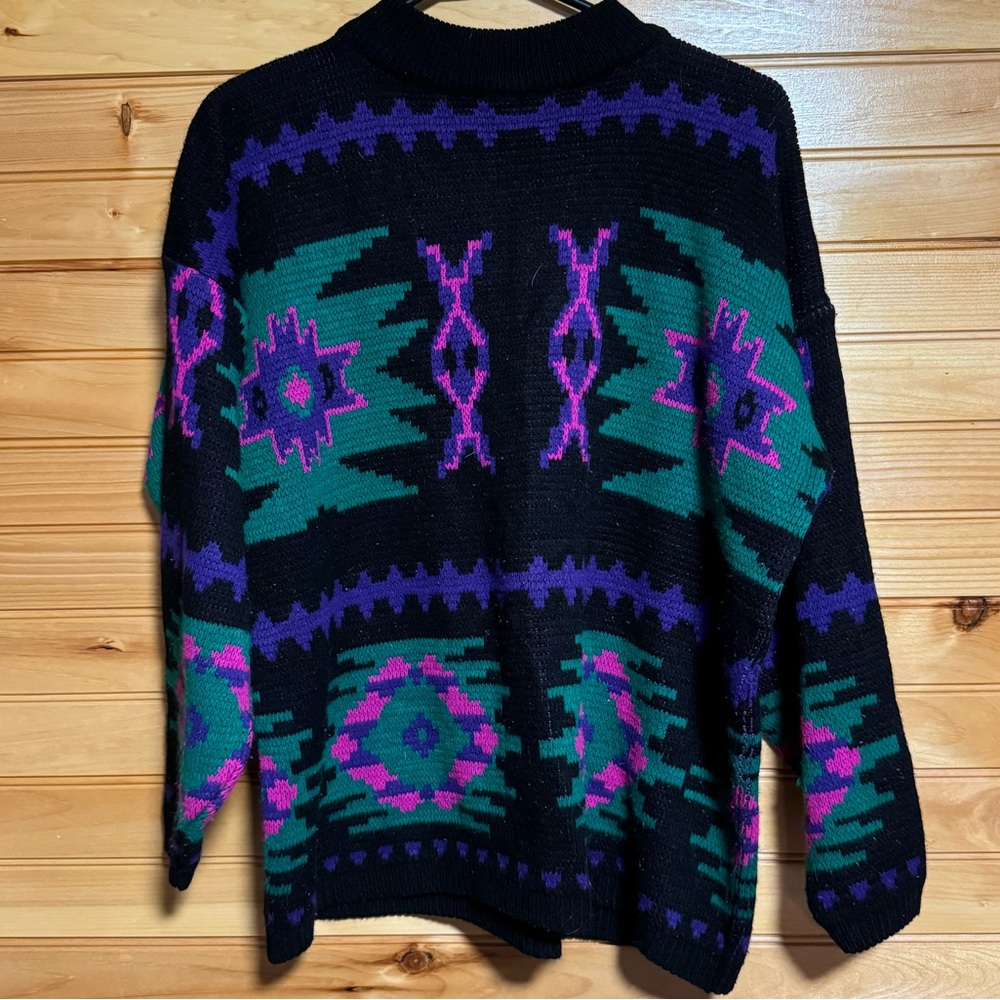 Jamie Scott Acrylic retro style sweater Size M
